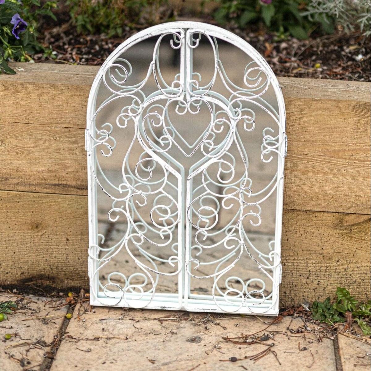 Metal Shutter Mirror  - White – image 10