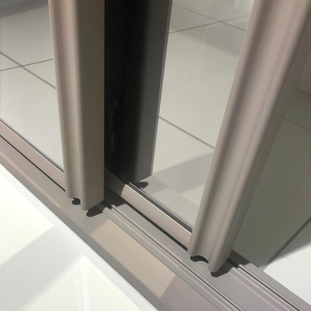 Spacepro Frame With 762MM Mirror Classic Sliding Door Kit - Stone Grey/Mirror / 3 – image 17