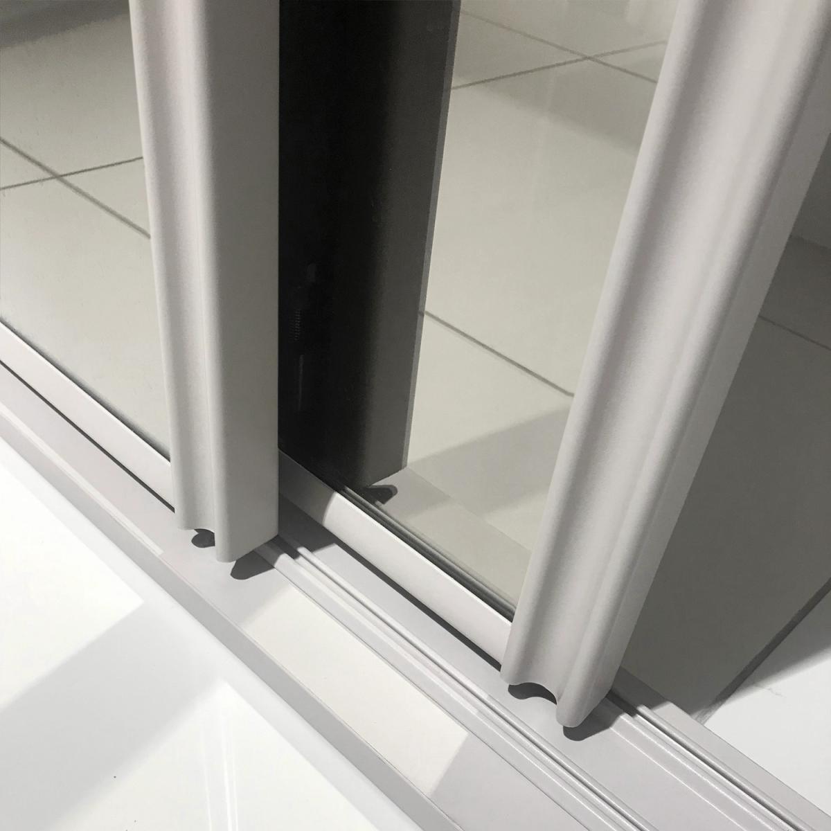 Spacepro Frame With 762MM Mirror Classic Sliding Door Kit - Stone Grey/Mirror / 3 – image 6