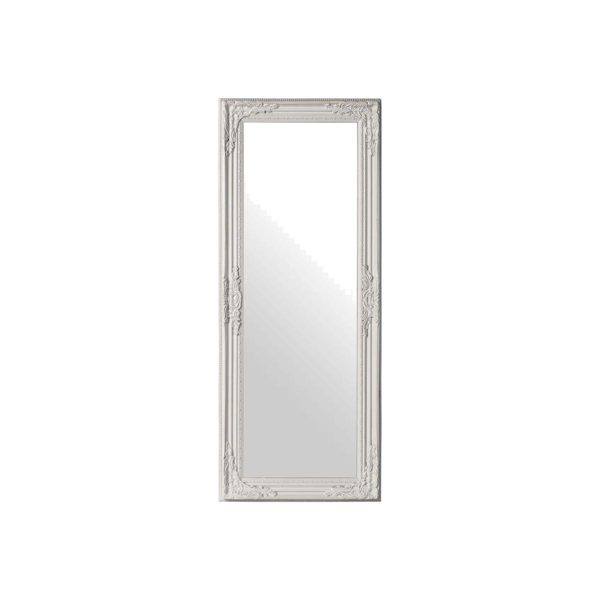 Premier Housewares Chic Vintage White Wall Mirror - White – image 1
