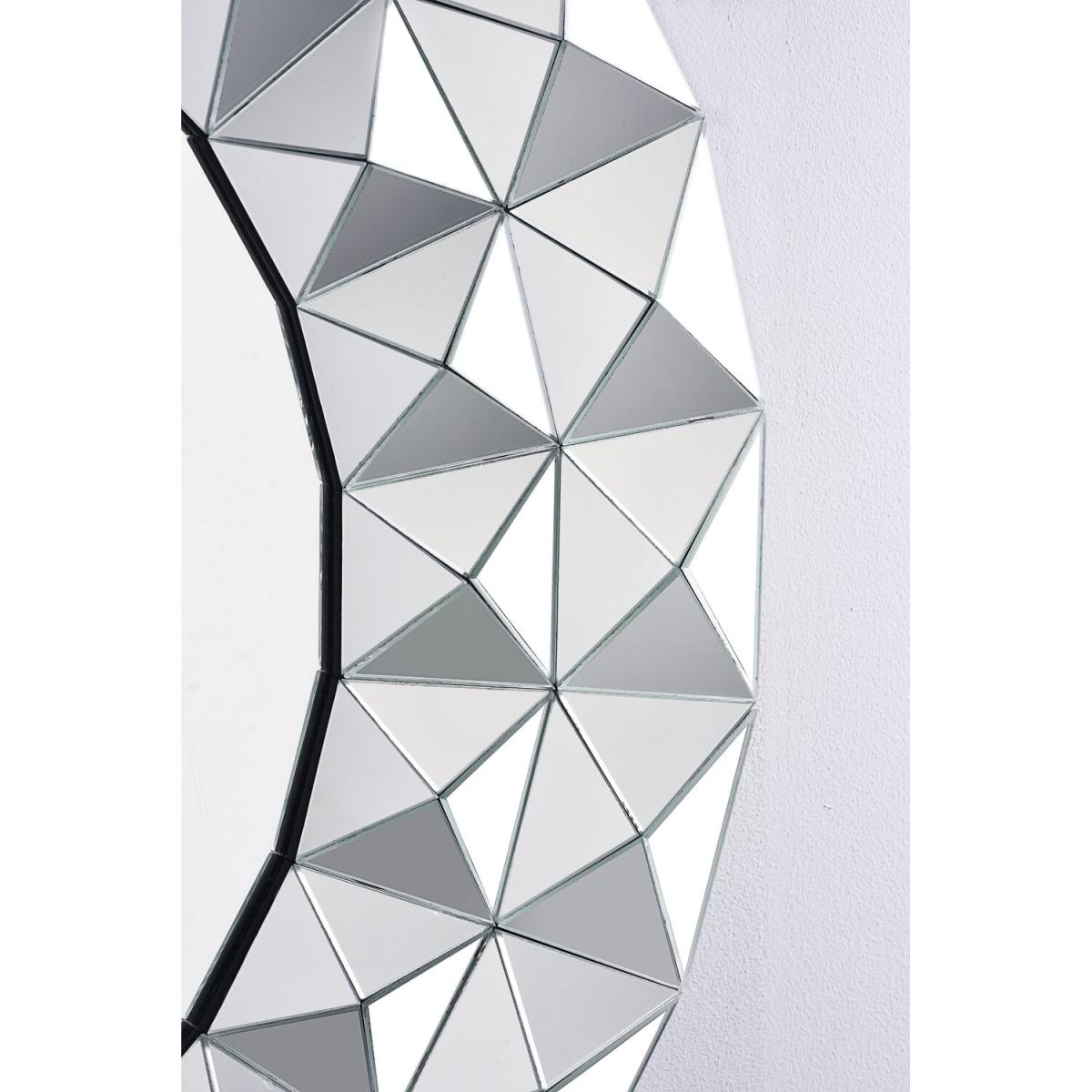 Luna Small Silver Round Wall Mirror - Silver – image 2