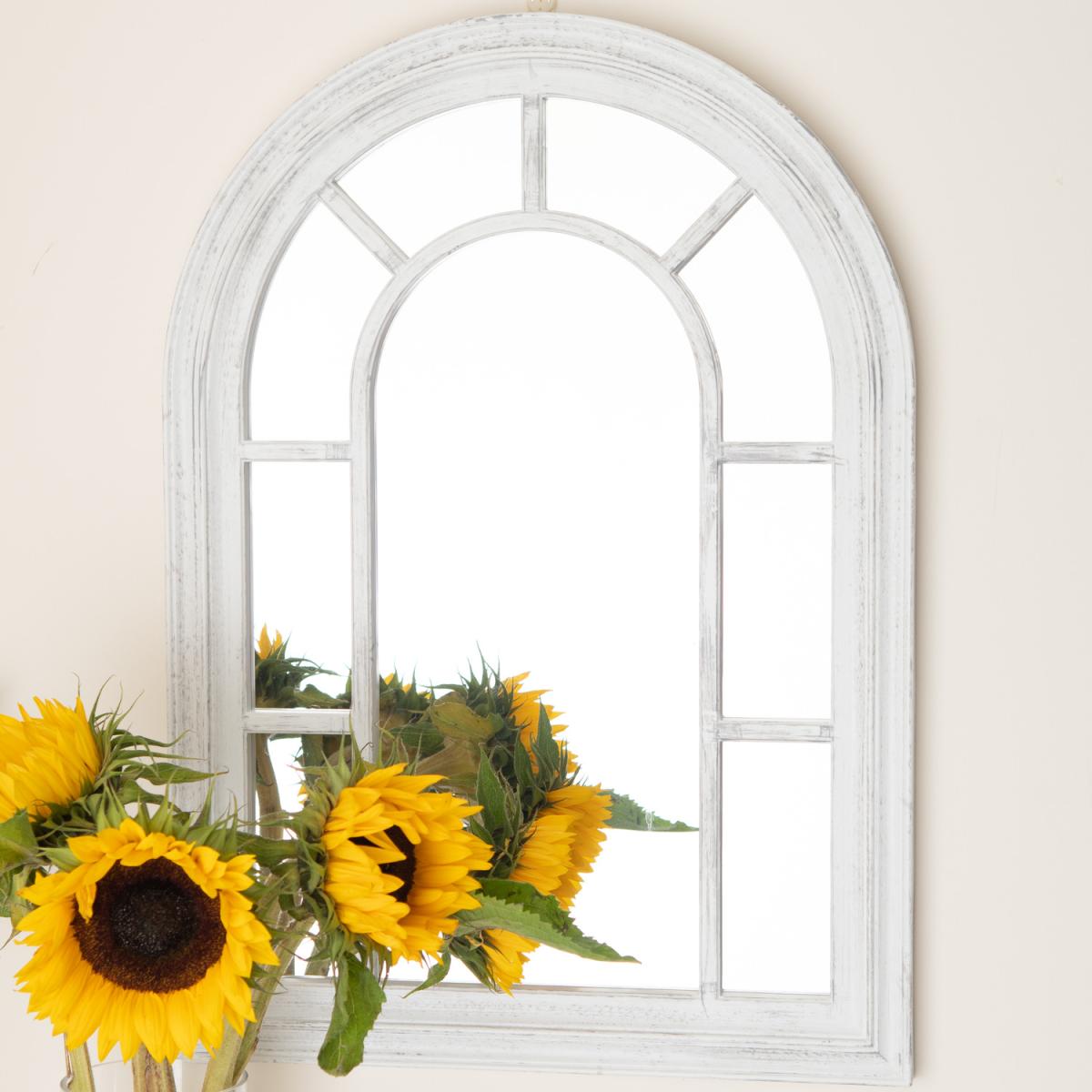 Florence Wall Mirror - White – image 2