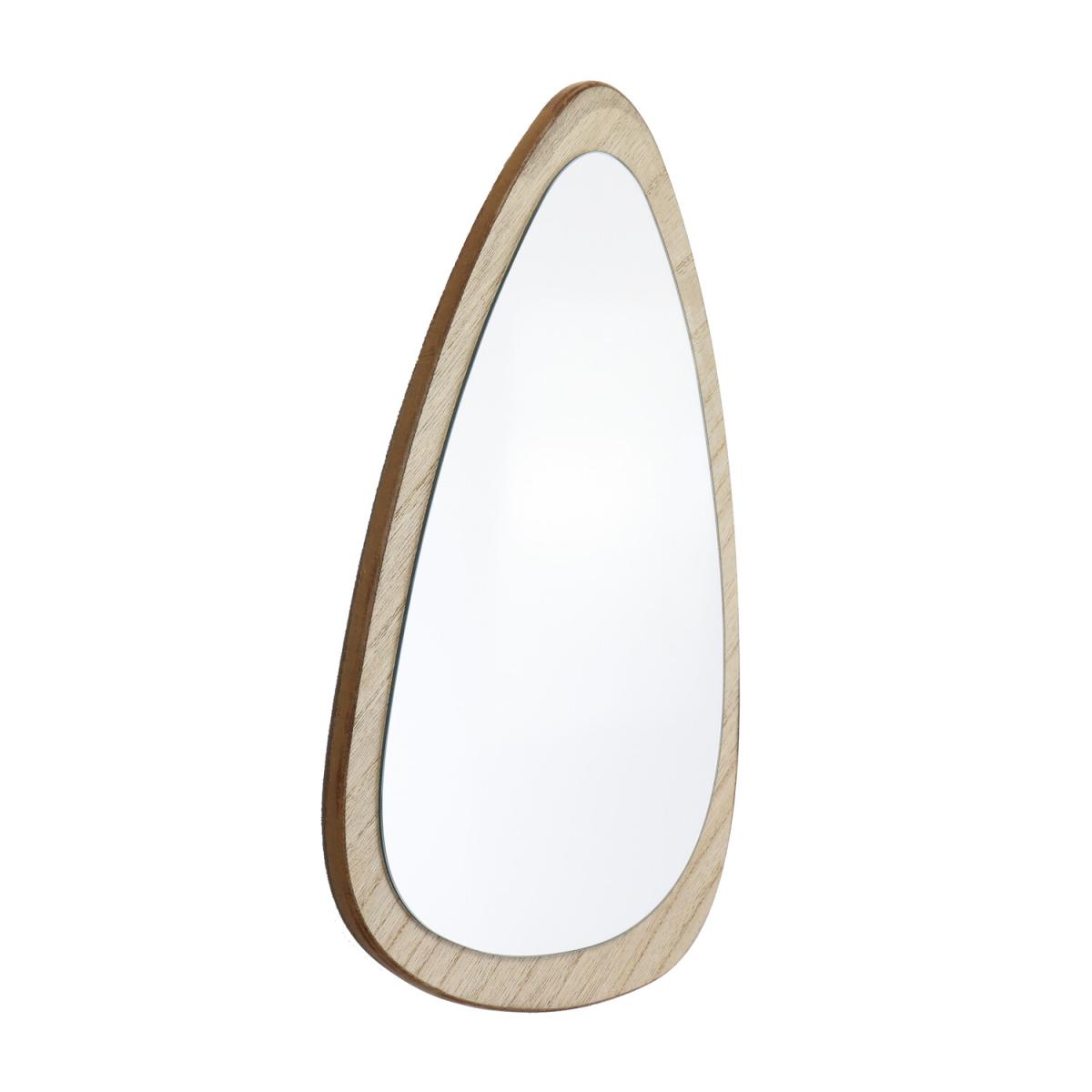 Set of 3 Organic Mirrors - Natural – image 3