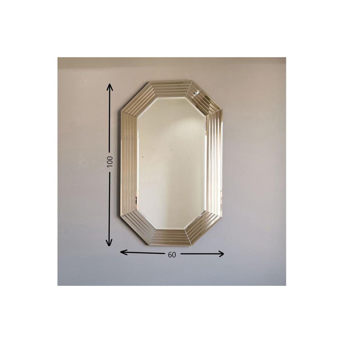 Decorative Wall Mirror with Smoked Glass Frame - Bronze Mirror – image 5