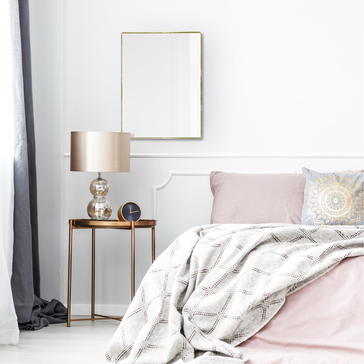Salvo Rectangle Mirror - Gold – image 3