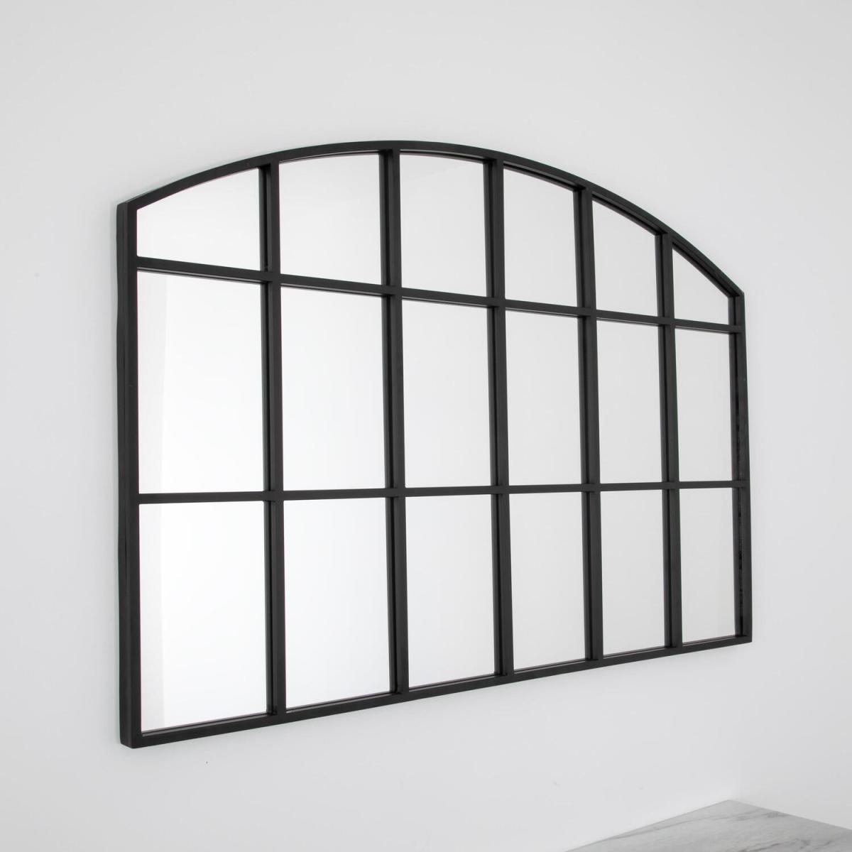 Horizontal Arch Mirror - Black - Black – image 2