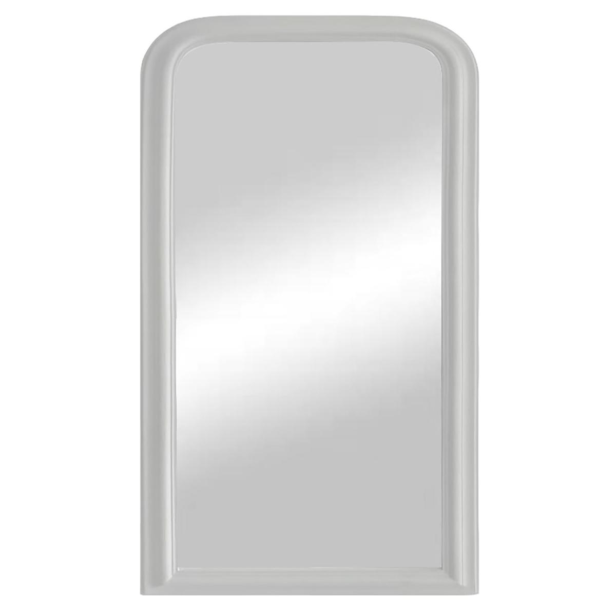 Retangular Arched Mirror - White – image 2