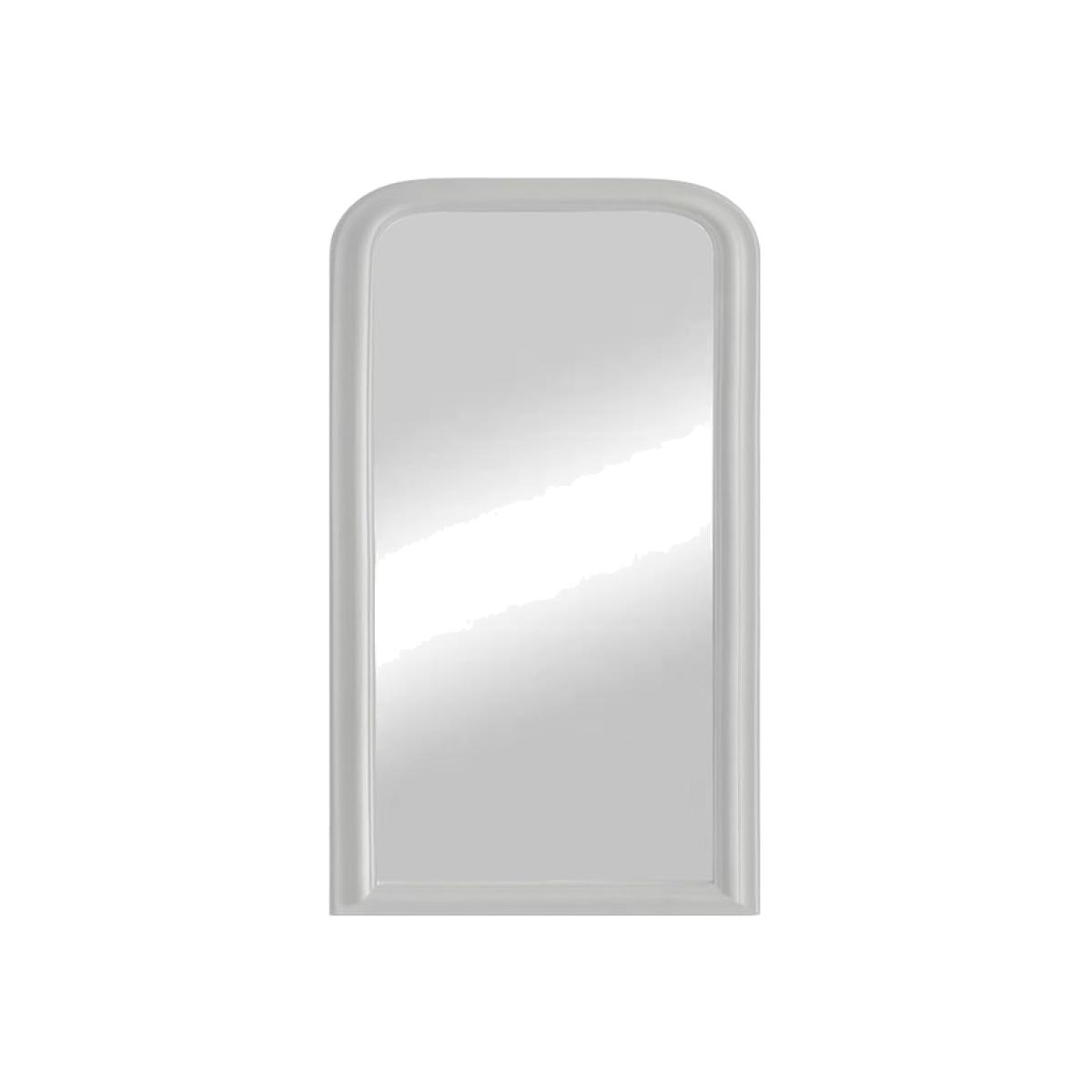 Retangular Arched Mirror - White – image 1