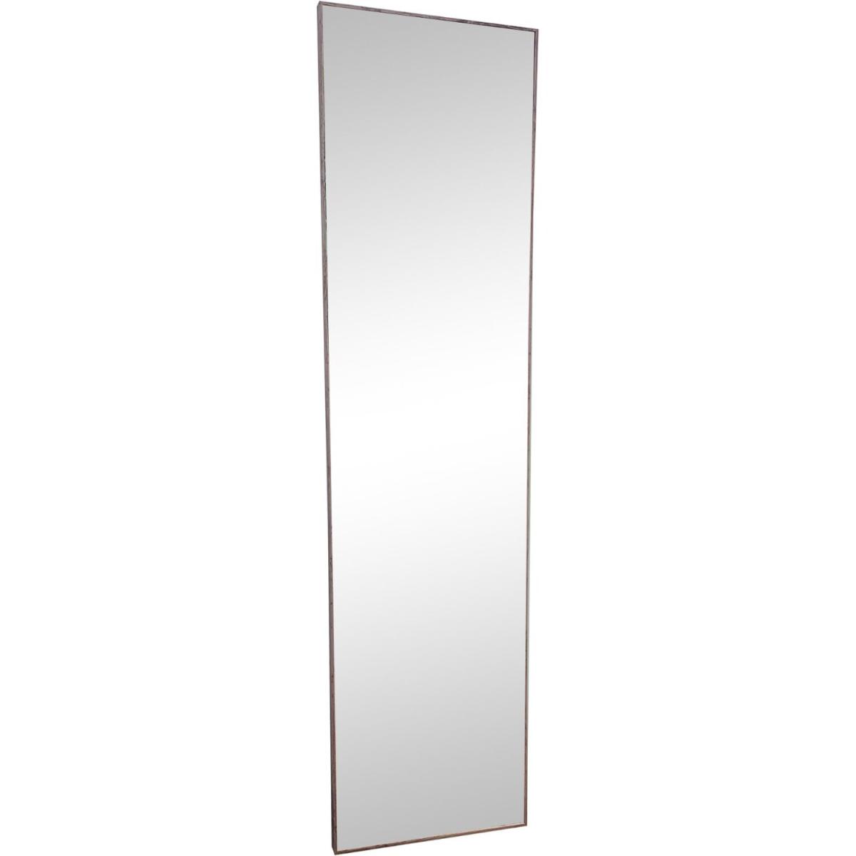 Grey Wood Wall Mirror 121cm - Grey – image 2