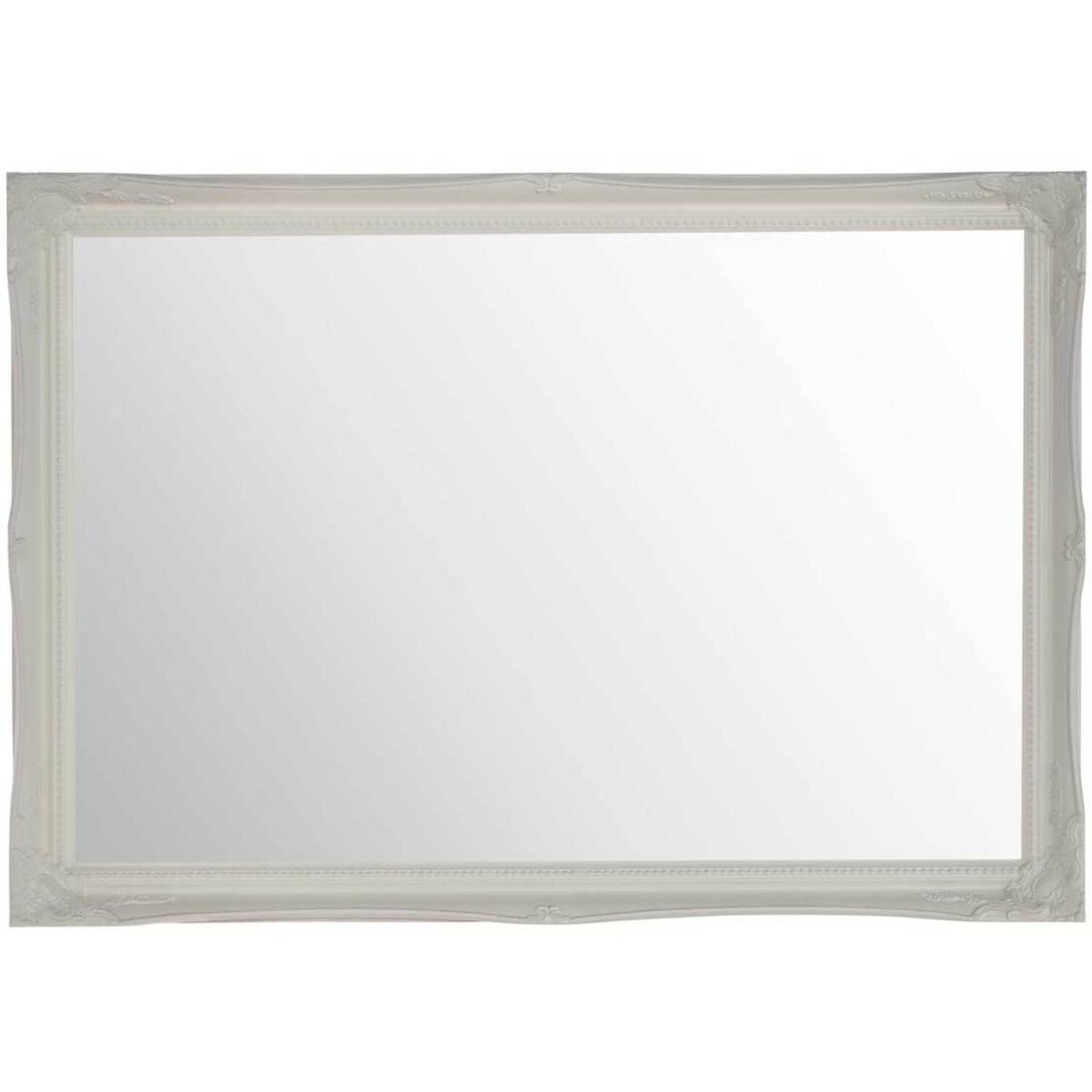 Fraser White Small Beaded Wall Mirror 86 x 61cm - White – image 2