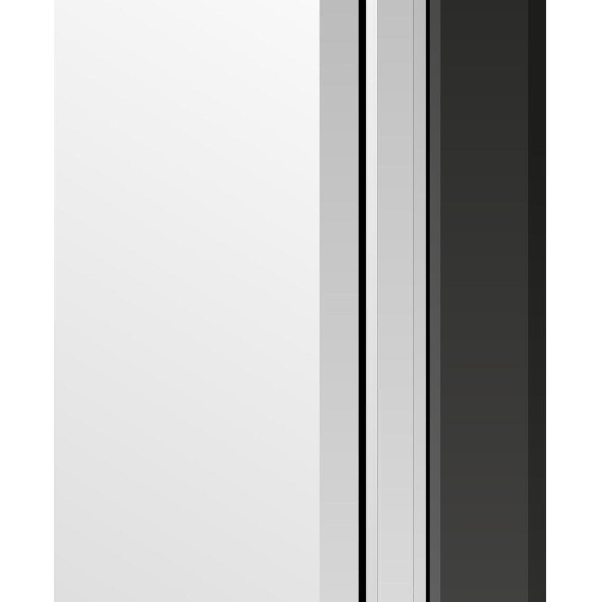 MirrorOutlet Aston Black All Glass Wall Mirror  - Black – image 3