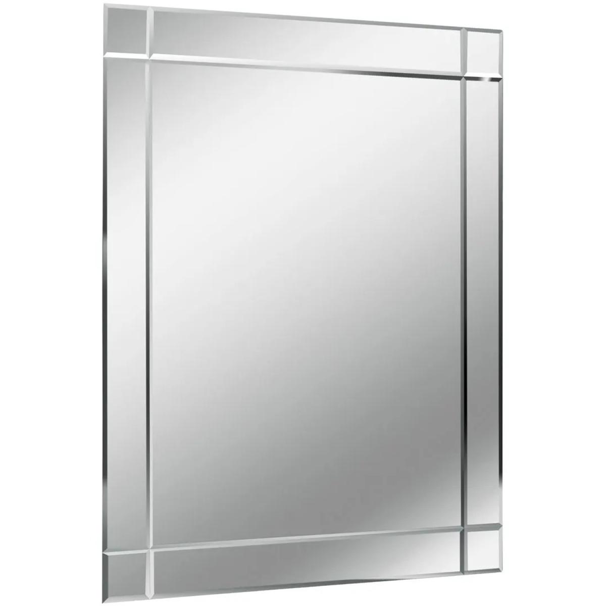 Premier Housewares Etched Border Mirror - Silver – image 2