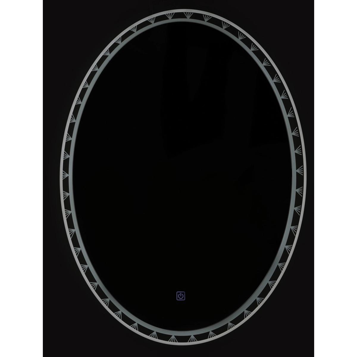 Modern Contemporary Vanity LED Light Bathroom Mirror - Silver – image 2