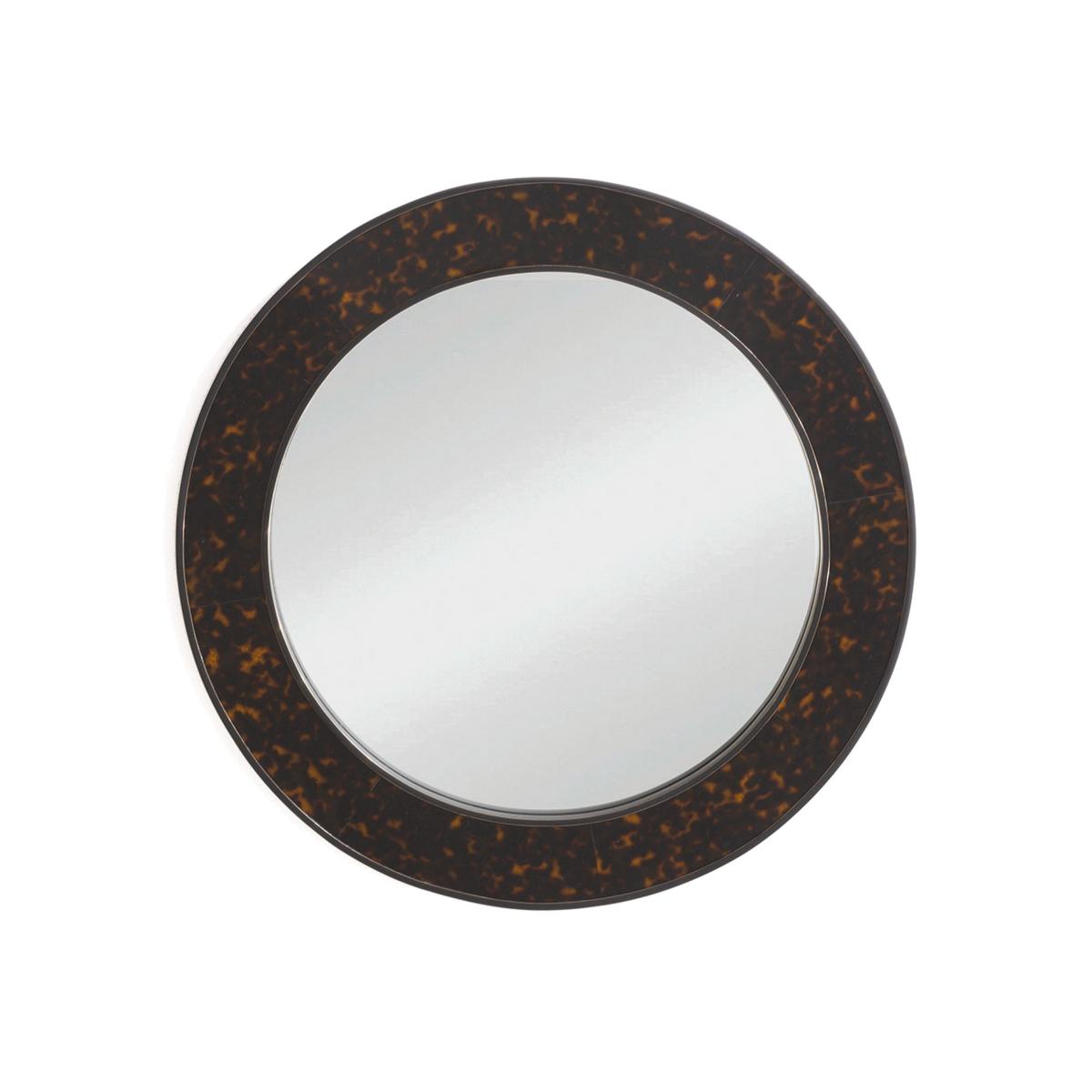 Arno Medium Round Mirror by William Yeoward in Tortoiseshell – image 1