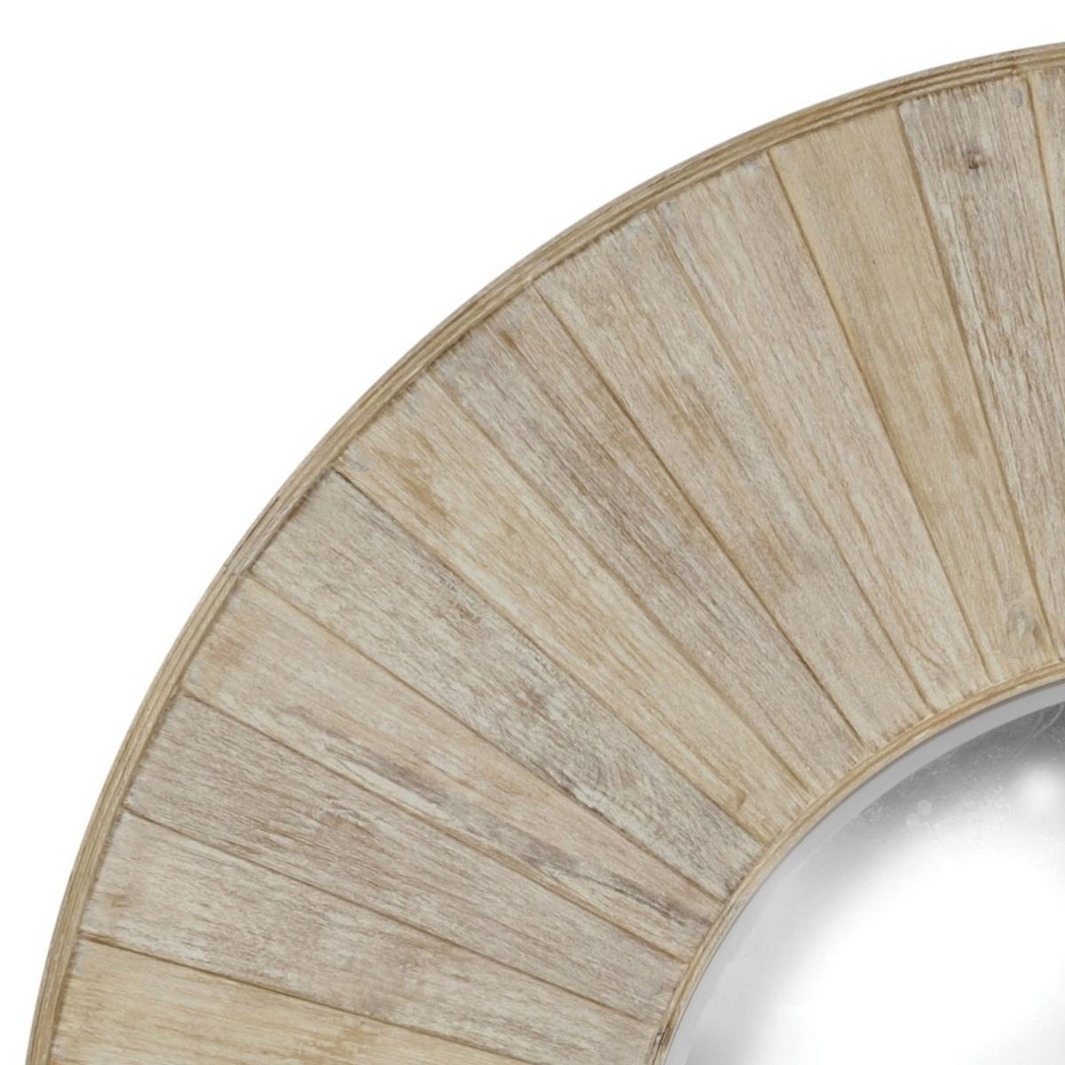 Barrique Round Mirror by William Yeoward in Washed Acacia – image 2