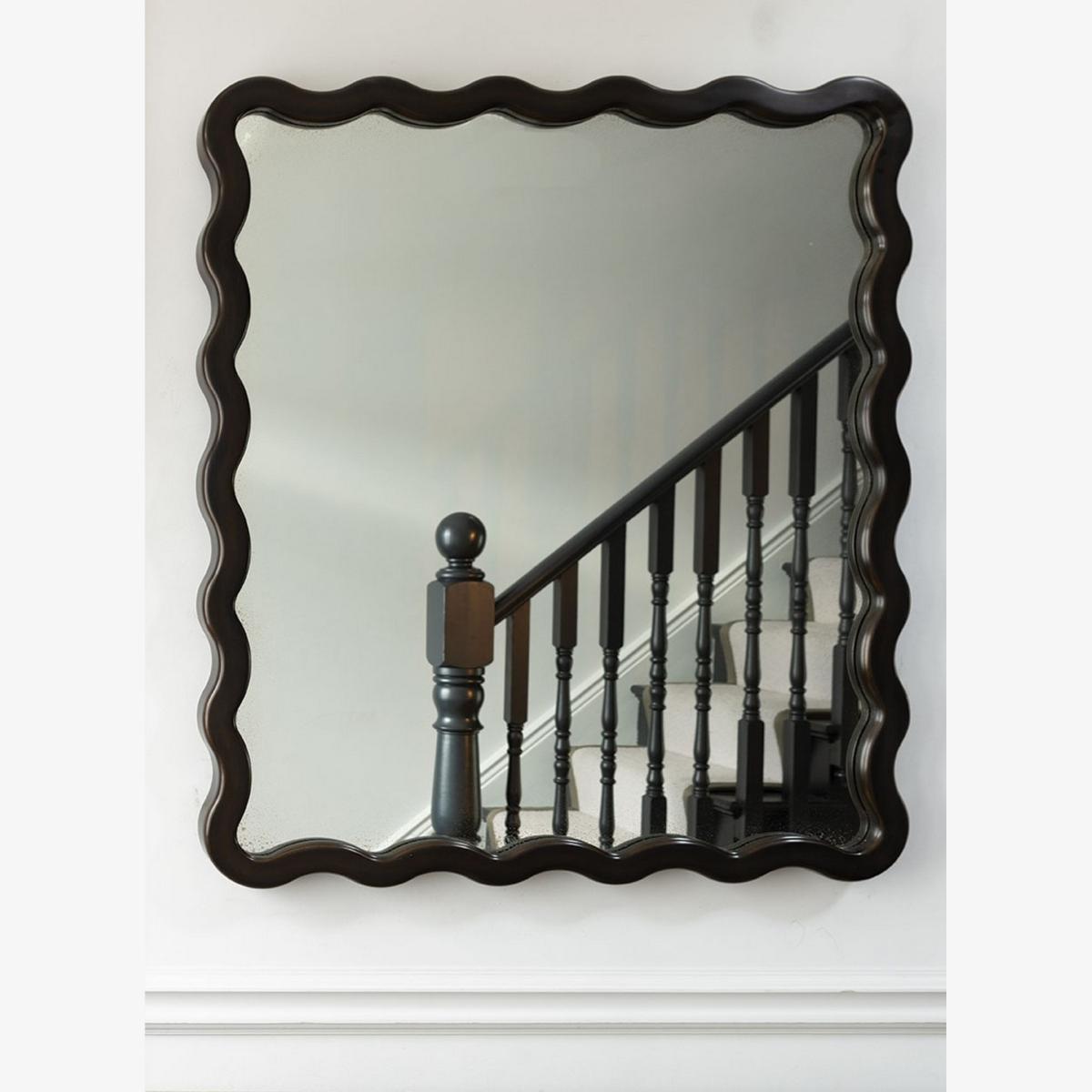 Keste Rectangular Mirror by William Yeoward in Faux Bronze – image 1