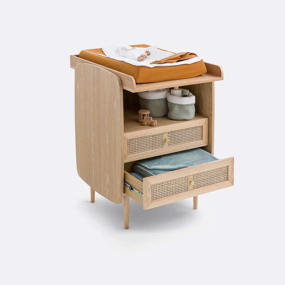 Tempa Rattan Cane Changing Table Unit – image 4