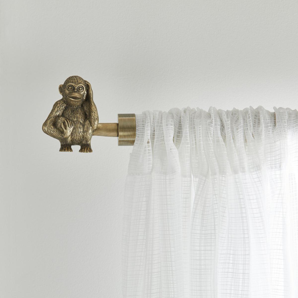 Pair of Monkey Finials Gold – image 2