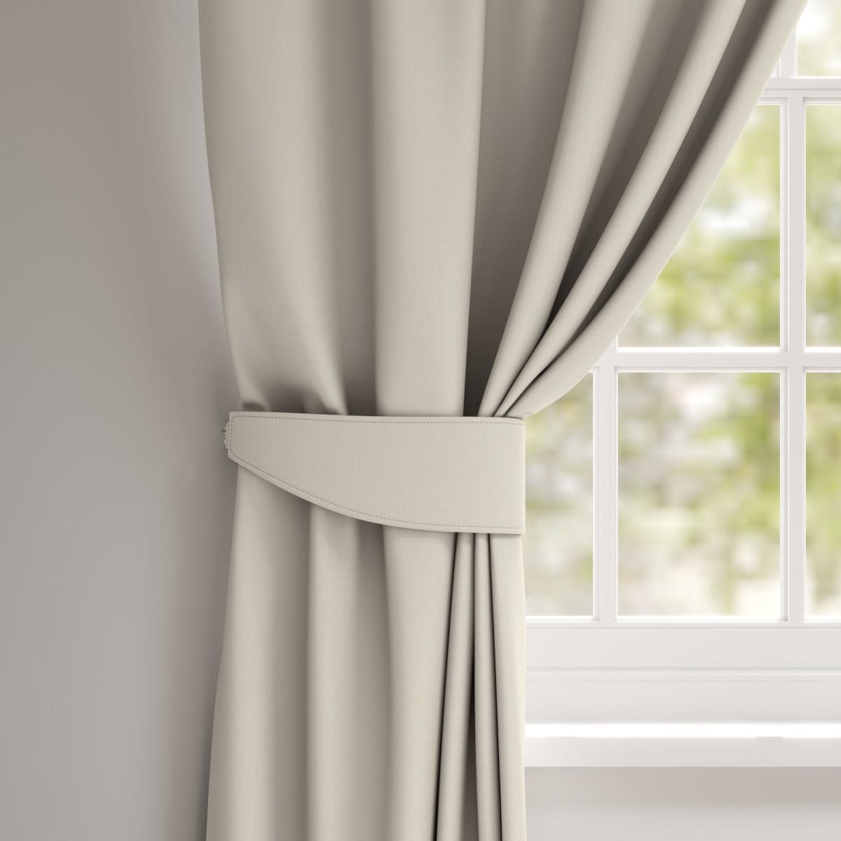 Panama Cotton Made to Measure Tieback Panama Natural – image 1