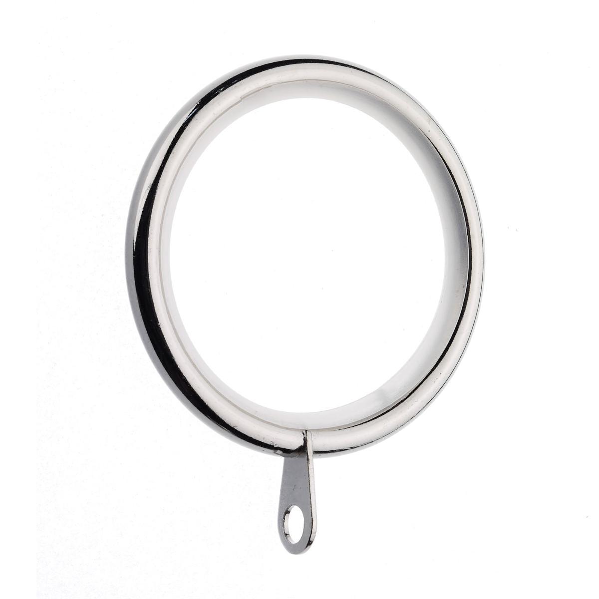Swish Crescent Satin Silver Curtain Pole Dia. 28mm Satin Steel (Silver) – image 2