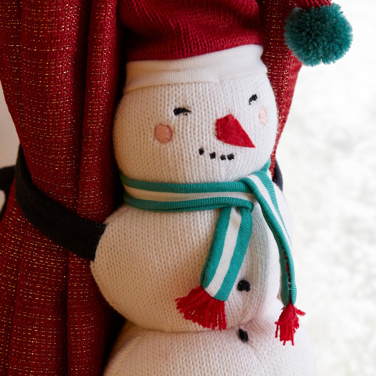 Snowman Curtain Tieback MultiColoured – image 2