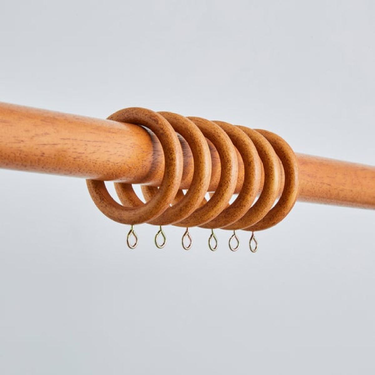 Pack of 6 Curtain Rings – image 2