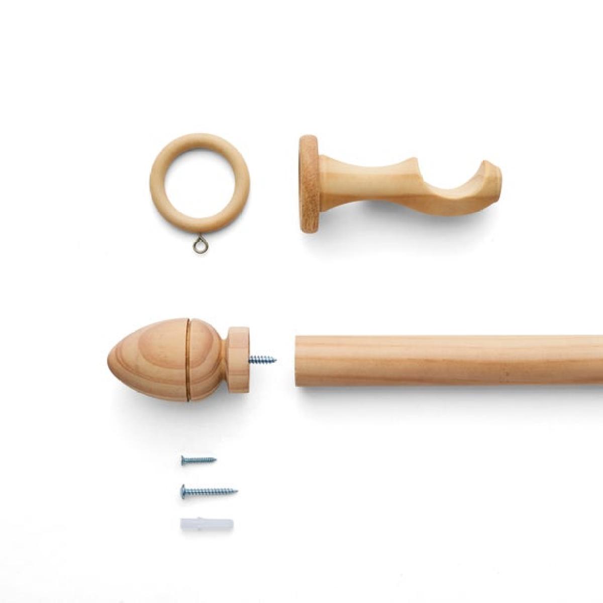 Oregon Wood Curtain Pole Kit – image 3