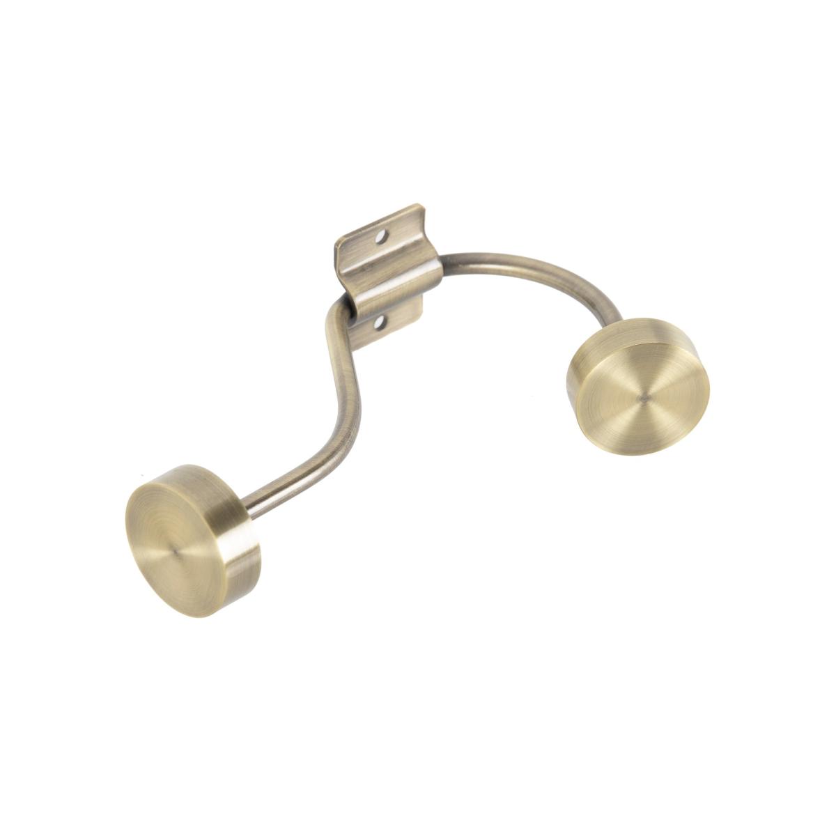 Trinity Stud Double Layer Curtain Holdbacks Antique Brass – image 2