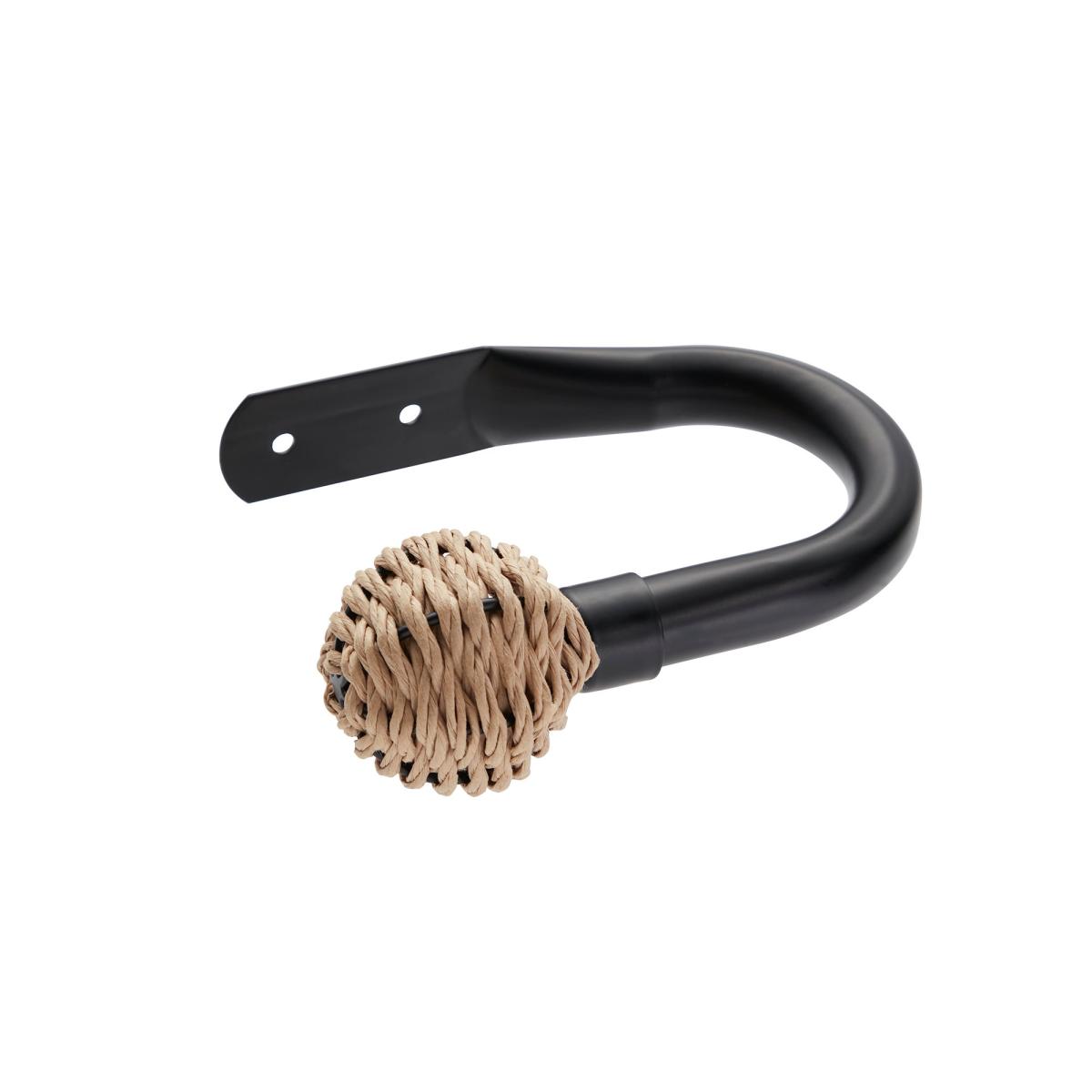 Wicker Holdback Pair Matte Black Black – image 2