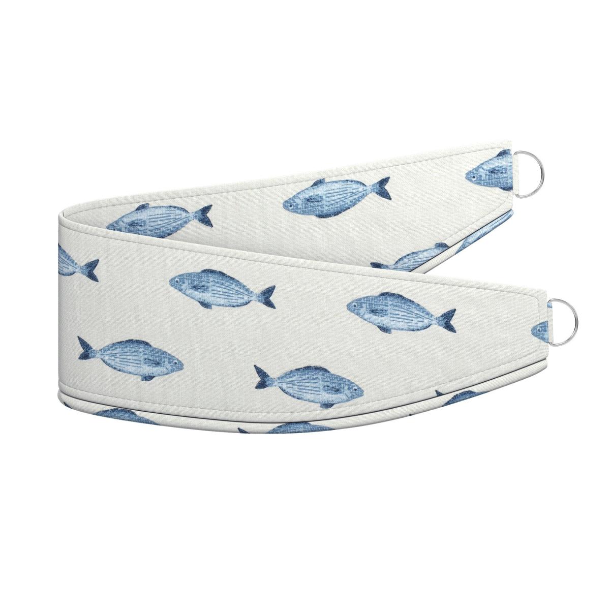 Pesce Made to Order Tieback Pesce Blue – image 2