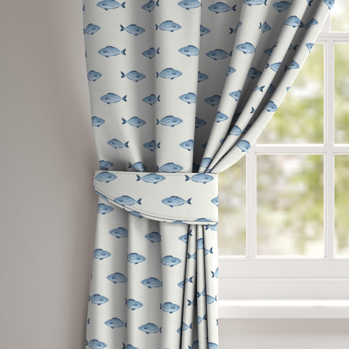 Pesce Made to Order Tieback Pesce Blue – image 1