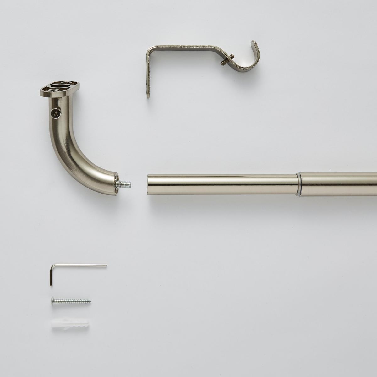 Room Darkening Extendable Metal Eyelet Curtain Pole – image 2