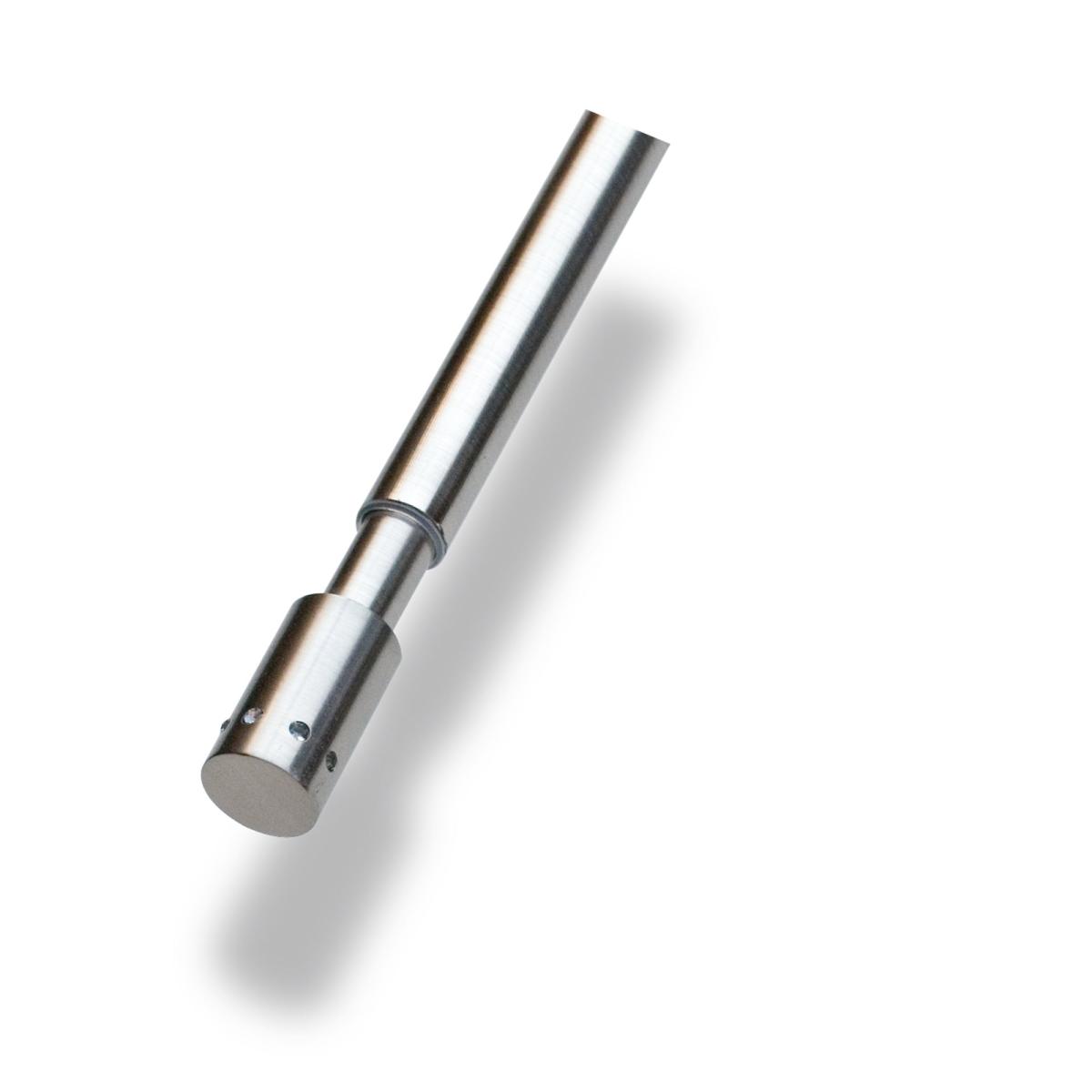 Ritz Extendable Satin Silver Cafe Curtain Pole Dia. 13/16mm Silver – image 2