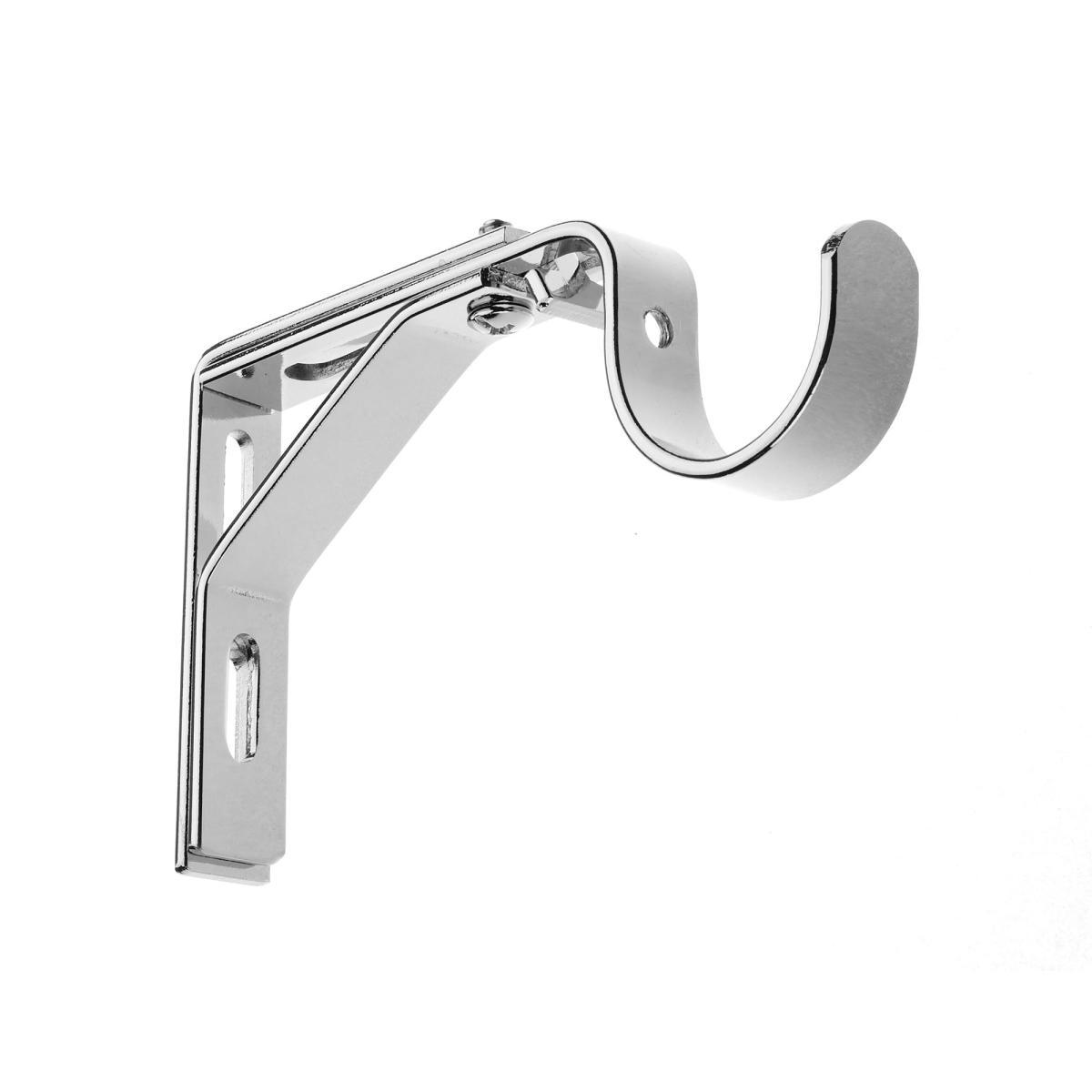 Ashton Metal Extendable Curtain Pole Chrome – image 2
