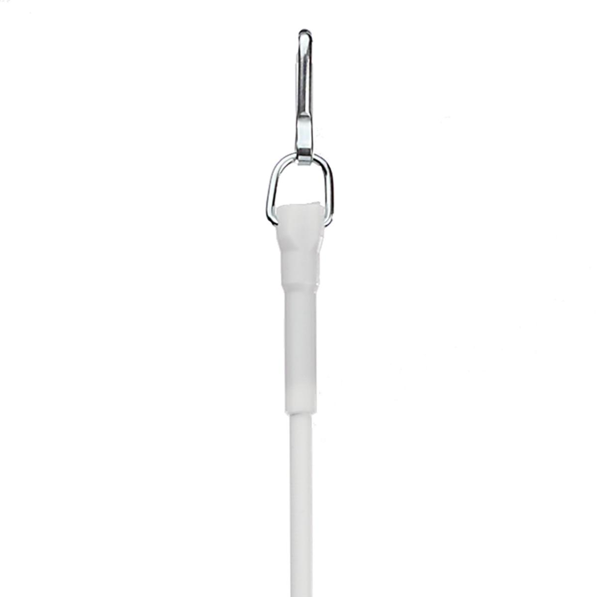 Pack of 2 White Curtain Draw Rods White – image 3