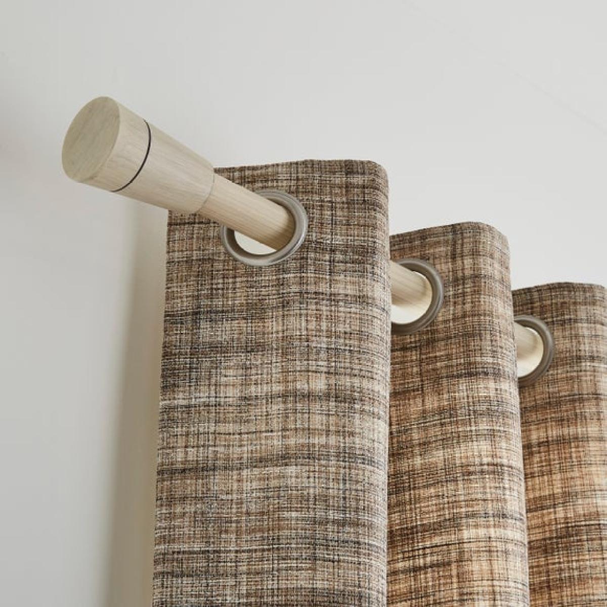 Flute Wood Curtain Pole – image 2