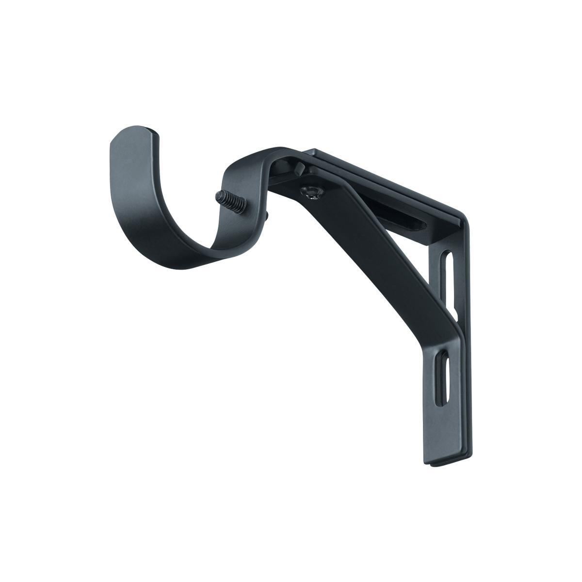 Trinity Metal Extendable Eyelet Curtain Pole 25/28mm Matt Black – image 3