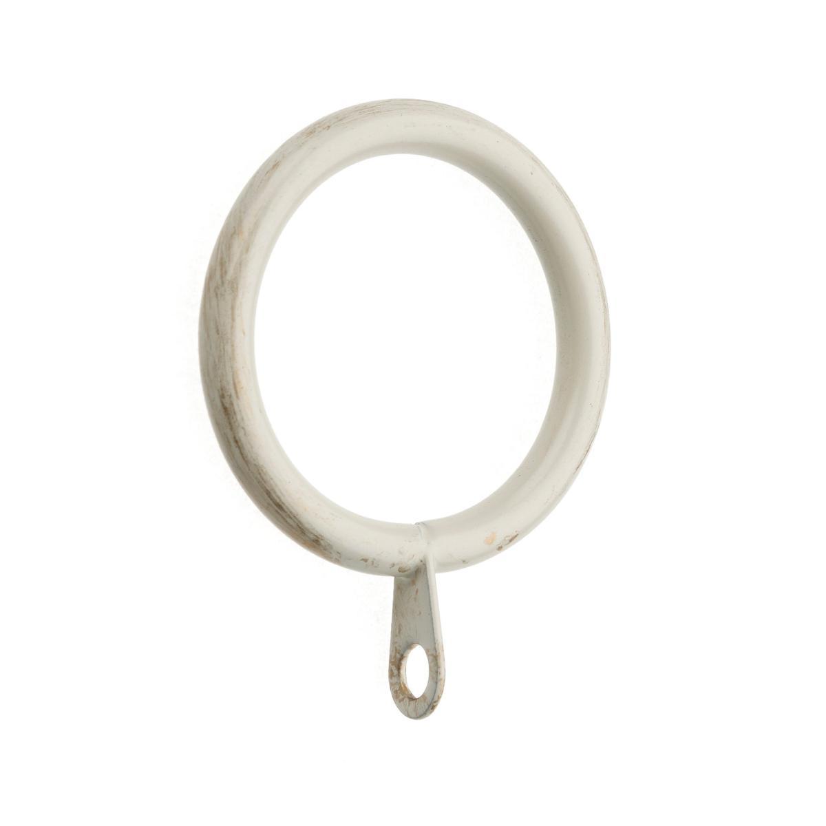 Vintage Charm Extendable Ivory Gold Curtain Pole Dia. 16/19mm White – image 2