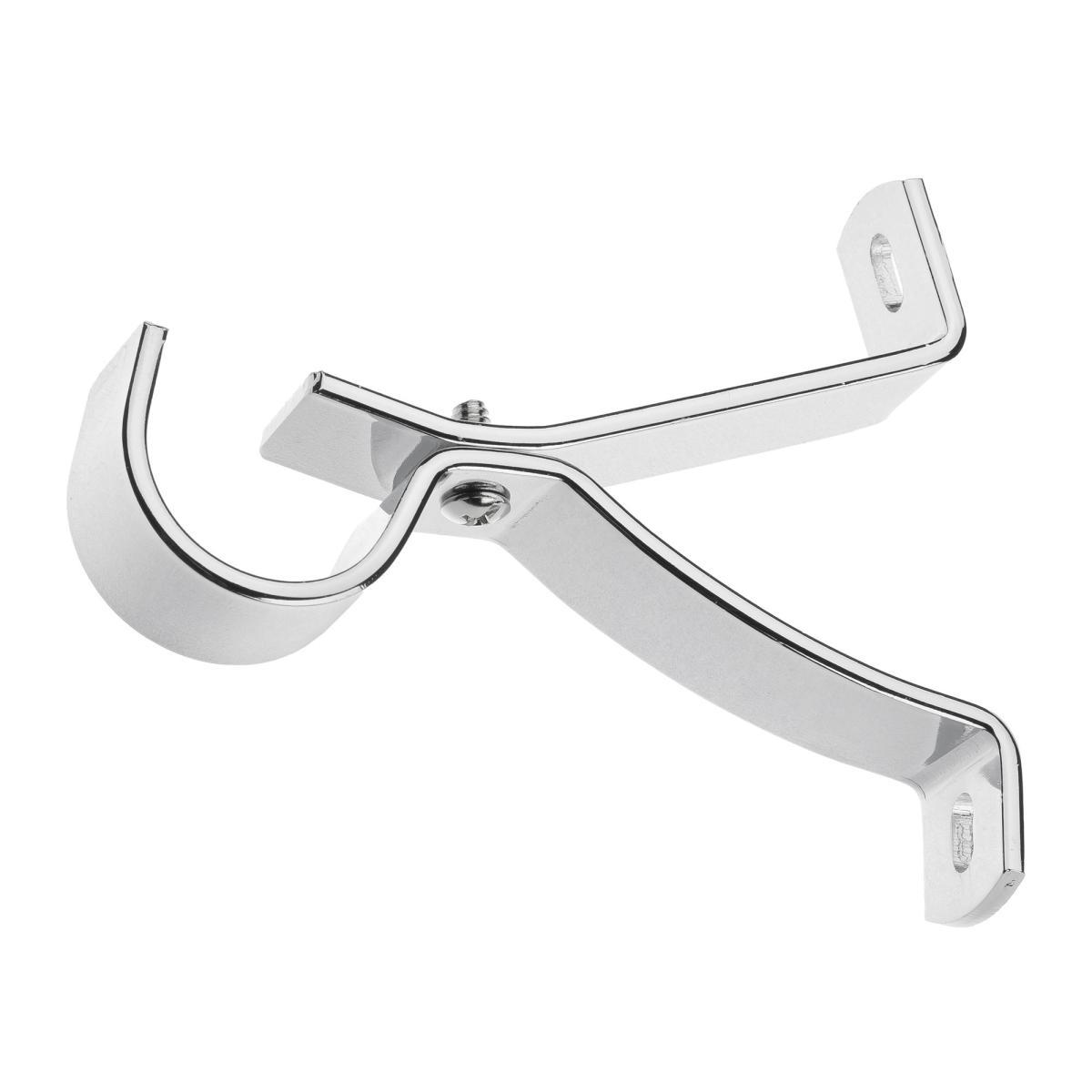 Swish Crackle Fixed Chrome Curtain Pole Dia. 28mm Chrome – image 2