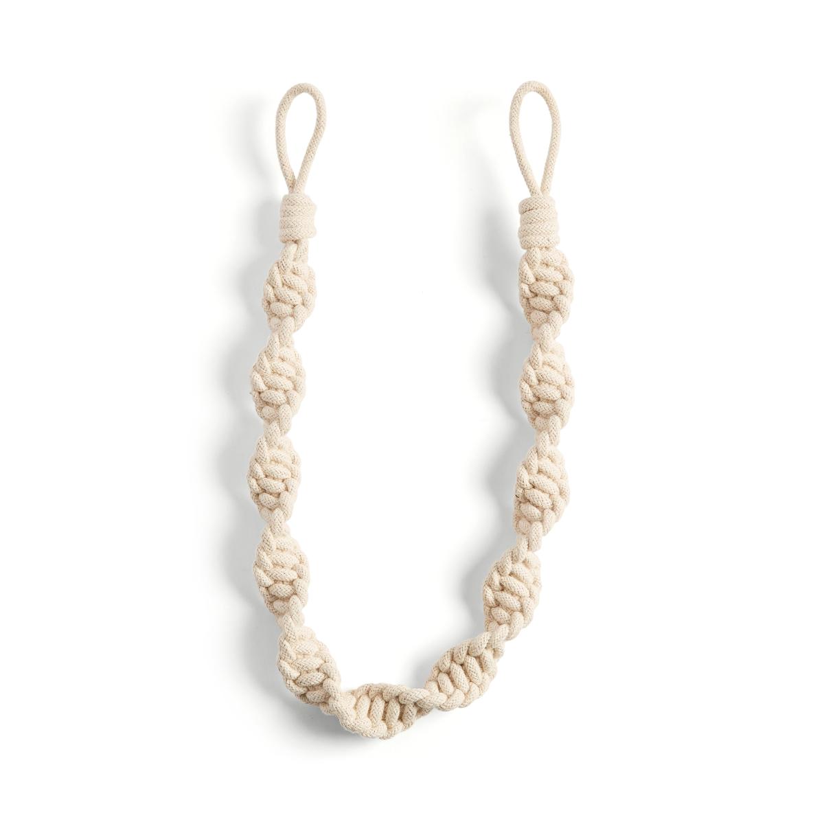 Macrame Twist Tieback Natural – image 2