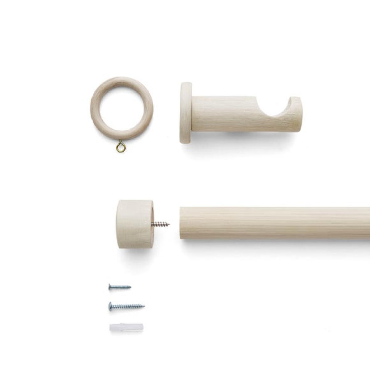 Trinity Wood Curtain Pole – image 3