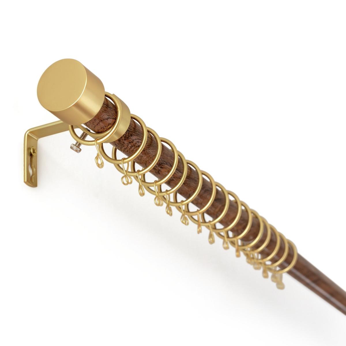 Argos Home Walnut Extendable Curtain Pole - 110cm - 300cm – image 3