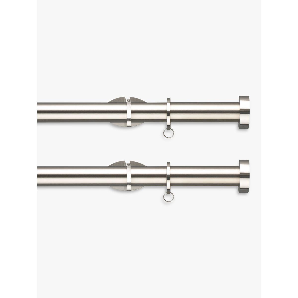 John Lewis & Partners Stainless Steel Curtain Pole, L150cm x Dia.25mm – image 2