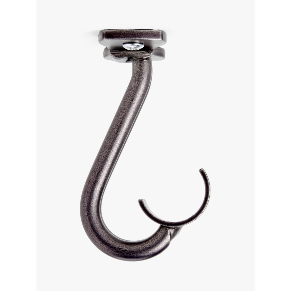 John Lewis & Partners Black Waxed Top Fix Bracket, Dia.25mm – image 2