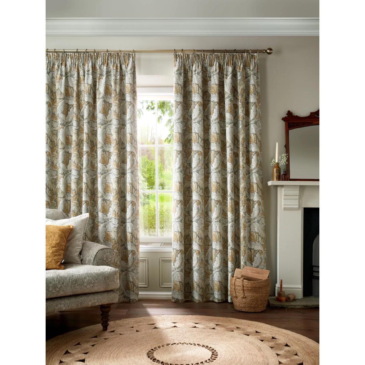 William Morris At Home Acanthus Tieback, Pack of 2, Flint – image 3