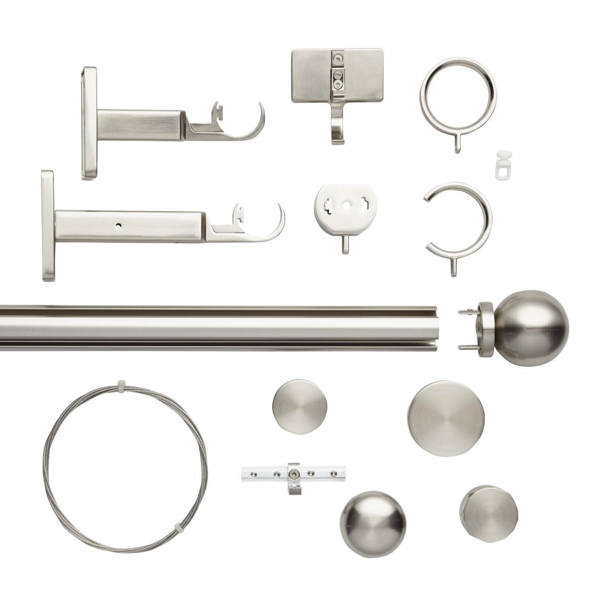 John Lewis & Partners Revolution Multi-Functional Pole System Curtain Pole, 30mm – image 5