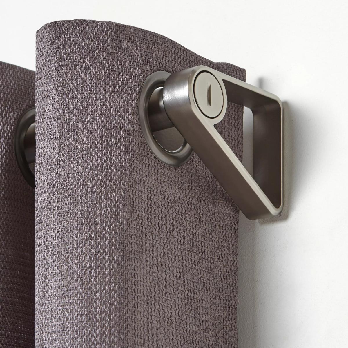 Umbra Covert Extendable Curtain Pole Kit, Satin Nickel, Dia.25mm – image 3