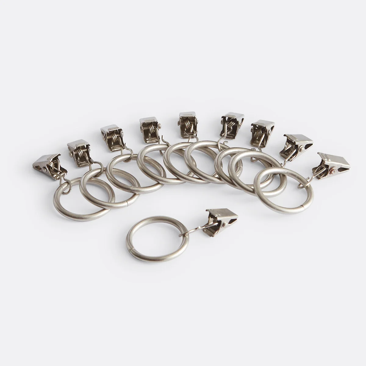 Set of 10 Onega Metal Curtain Rings (Diameter 3.6cm) – image 2