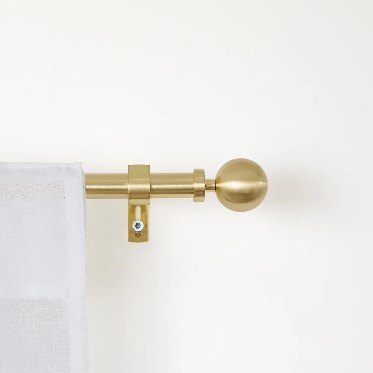 Extendable Ball Design Curtain Pole, 120/210cm – image 2