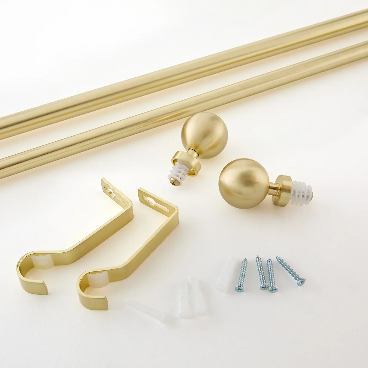Extendable Ball Design Curtain Pole, 120/210cm – image 3